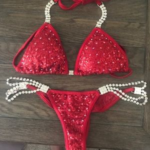 Red Competition Bikini